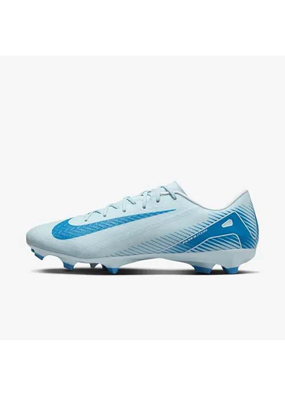 Голубые мужские бутсы zoom vapor 16 academy fg/mg голубой Nike