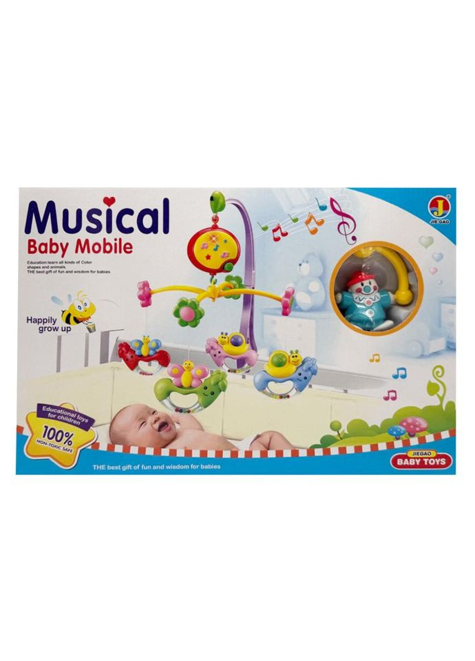 Дитячий мобіль на ліжечко "Клоуни" 6518D, музика No Brand (362569671)