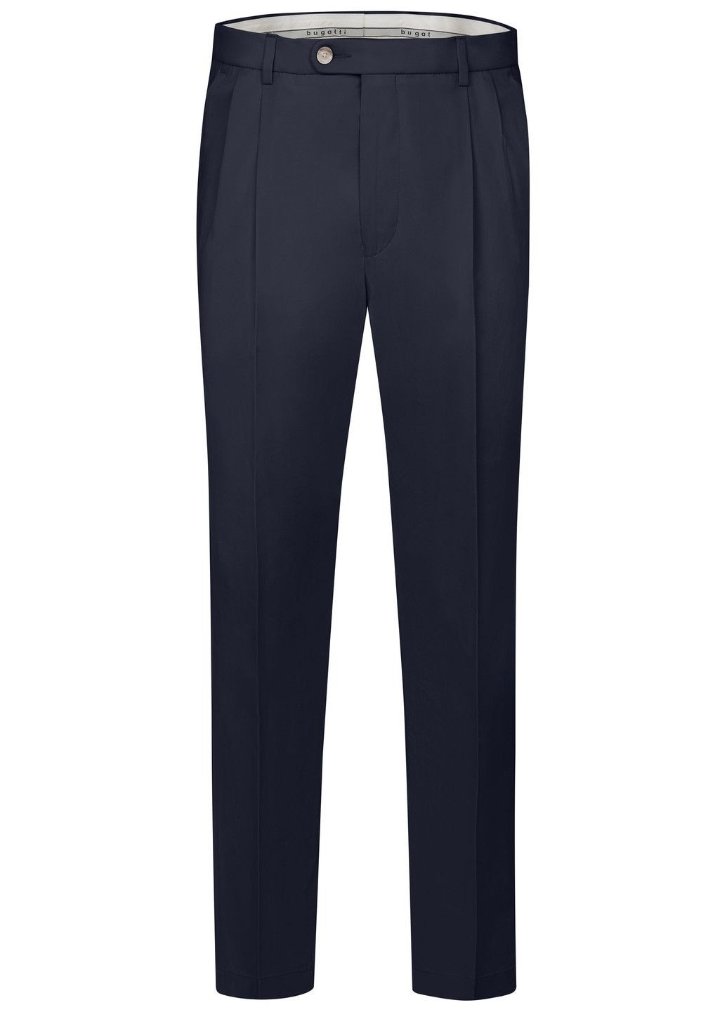 Синие летние зауженные брюки Bugatti