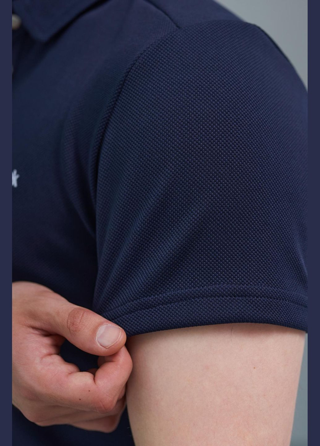 Синяя футболка-базовое поло с лого🔥 для мужчин Luna