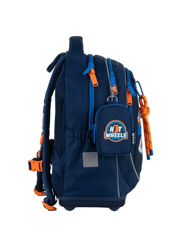 Школьный ортопедический рюкзак Education Hot Wheels — лёгкий и удобный для первоклассников Kite HW25-724S (353496352)