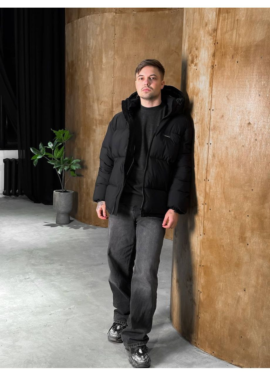 Черный зимний Пуховик Україна