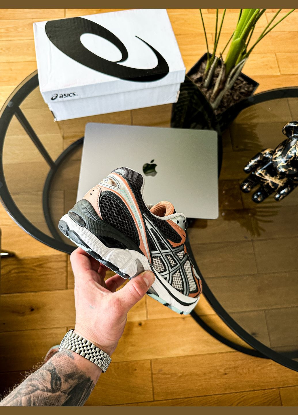 Сірі Осінні кросівки чоловічі і жіночі asics gt-2160 gray brick dust| асікс gt-2160 сірі коричневі No Brand