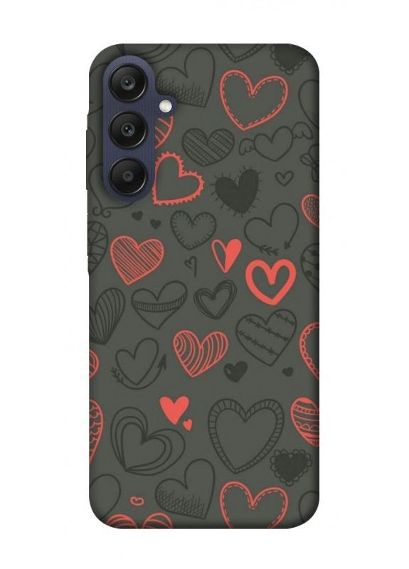 Чохол з принтом для Samsung Galaxy A25 5G / для самсунг галаксі А25 Милі серця No Brand (338600286)