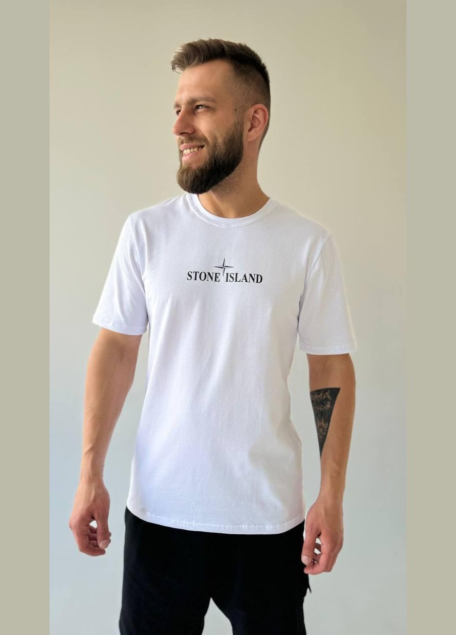 Футболка Stone Island цвет хаки No Brand (356455578)