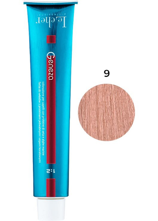 Крем-фарба для волосся Geneza 9 (9 N), 100 мл LeCher Professional (356176623)