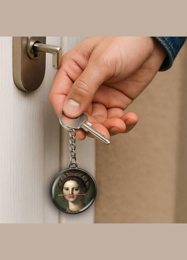 Набір підвіска (кулон) та брелок Меми #03 (подарунковий набір) No Brand (332633592)