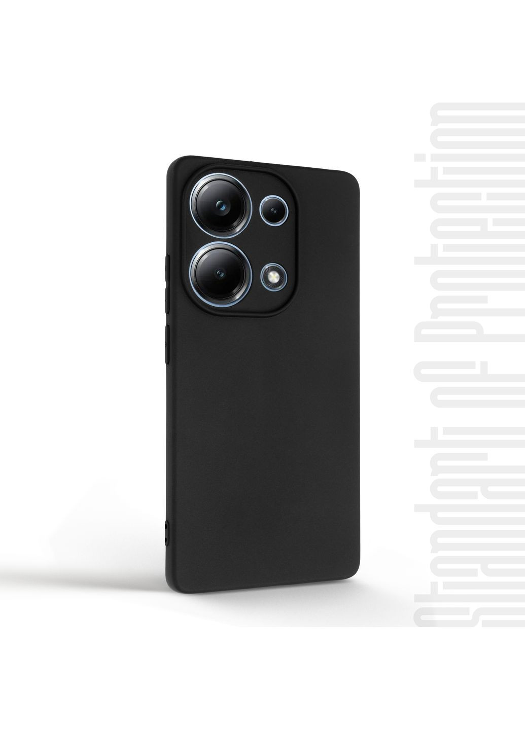 Панель Matte Slim Fit для Xiaomi Poco M6 Pro 4G Camera cover Black (ARM74146) ArmorStandart (289361599)