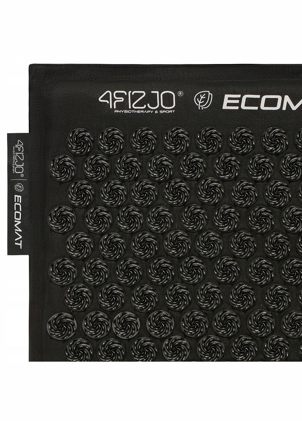 Коврик акупунктурный с подушкой Eco Mat Аппликатор Кузнецова Black/Black 4FIZJO 4fj0208 (275095824)