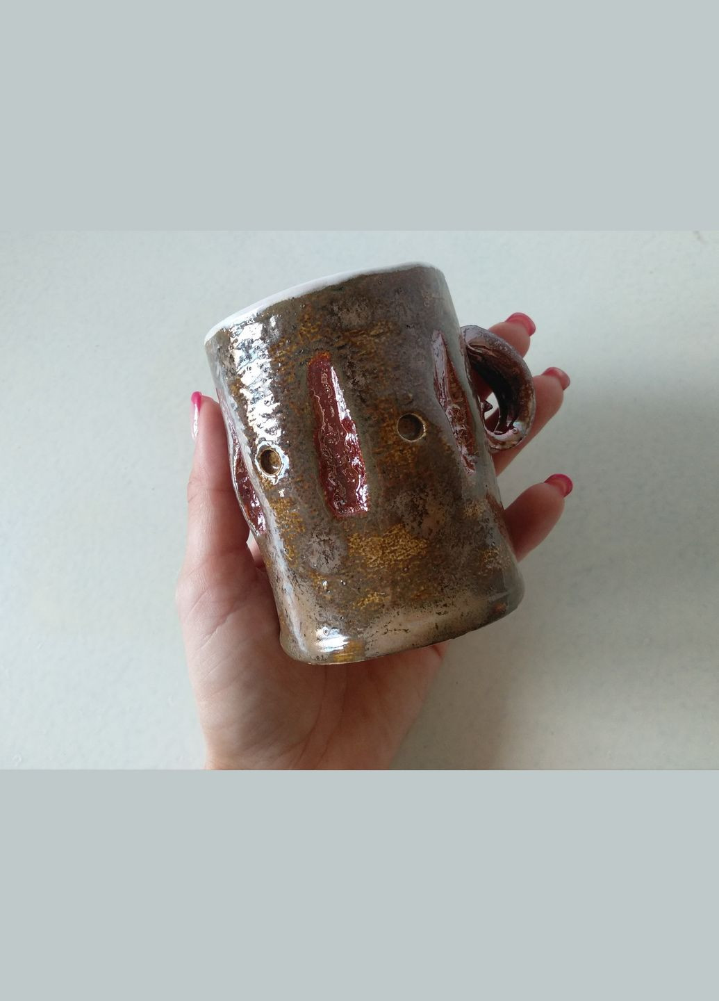 Керамическая чашка «Уютная старина» Коти&Ангели (301533076)