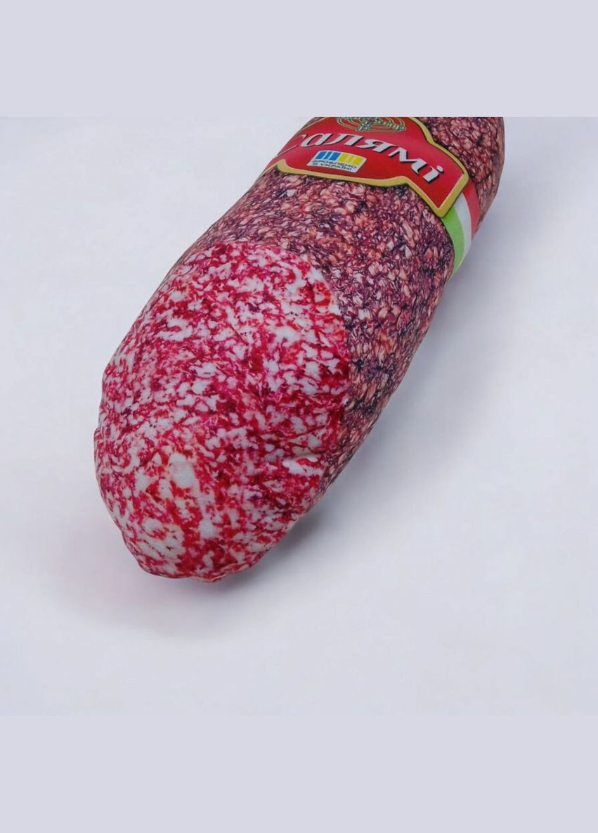 Іграшка м’яка "Ковбаса салямі" розмір 46 см (червона) MIC (338710590)