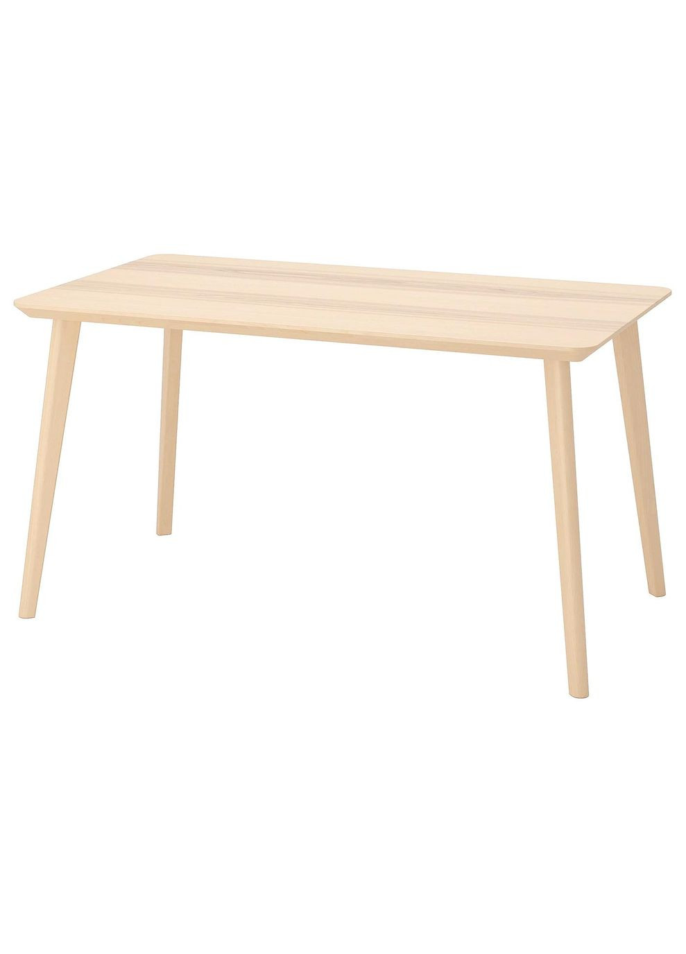 Таблиця ІКЕА LISABO 140х78 см Ясеневий шпон (70294339) IKEA (271121243)
