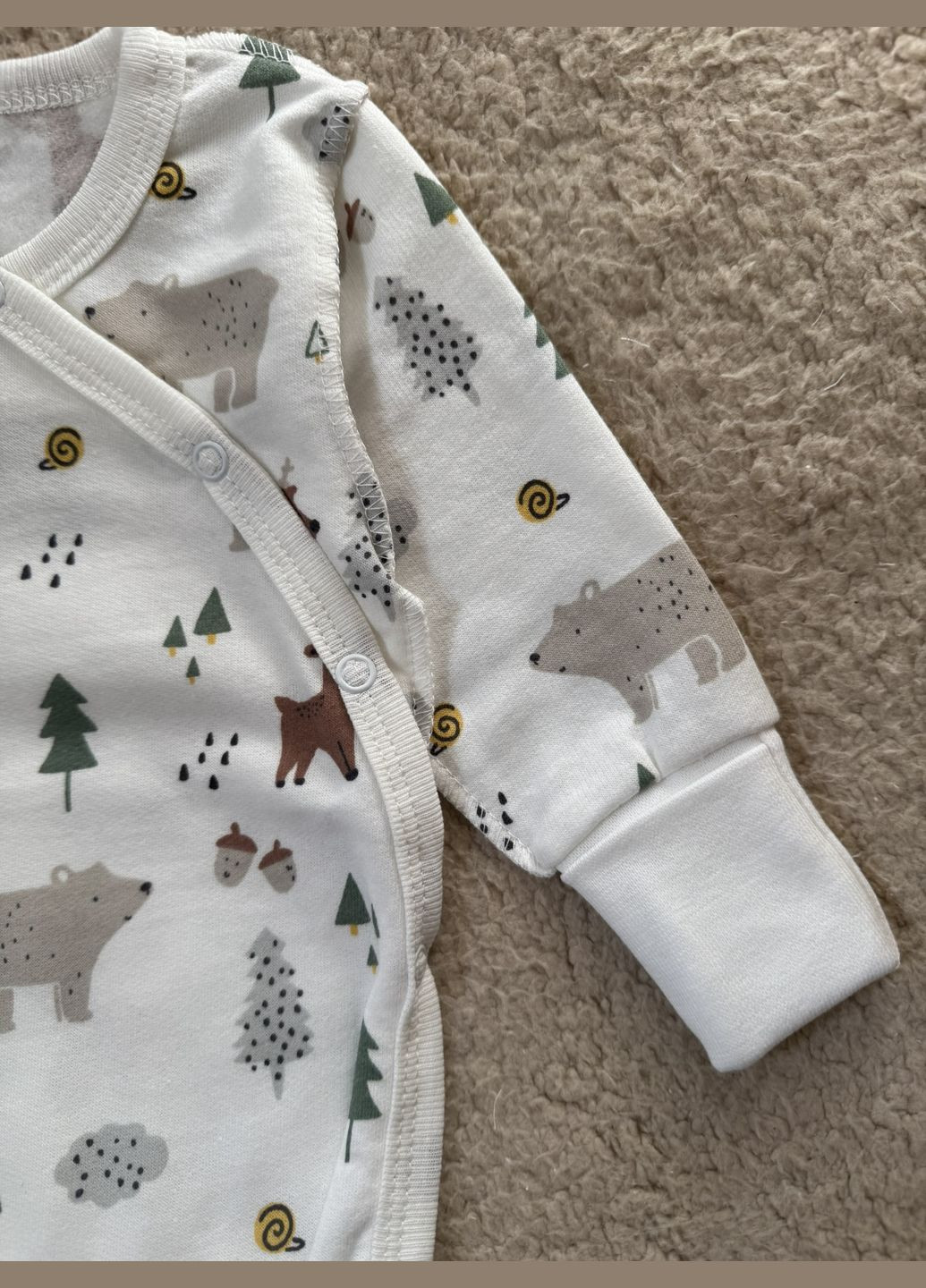 Боди футер для новородженного No Brand Боді (303633204)