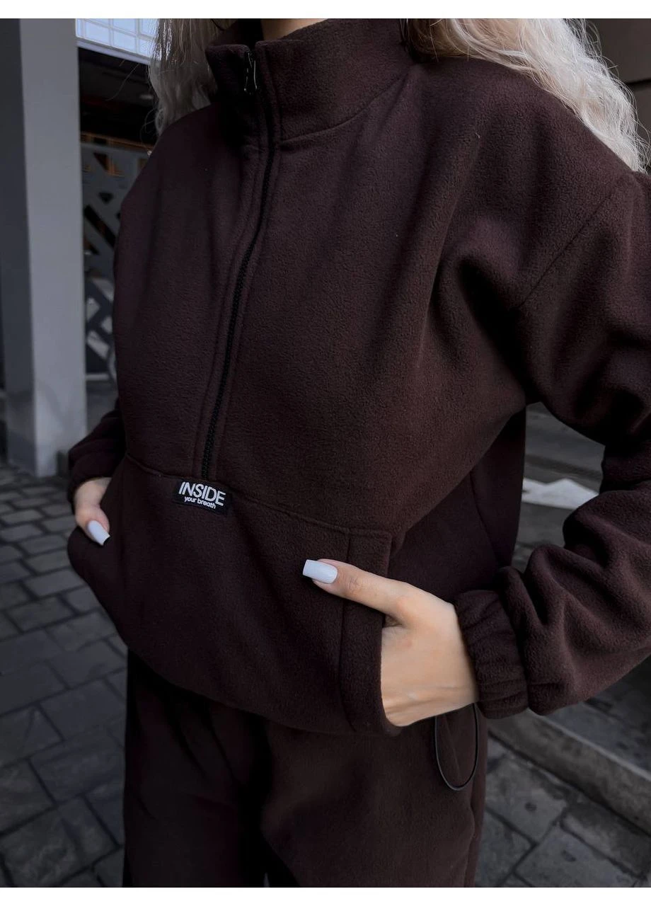 Жіночий теплий костюм із двостороннього флісу Polar No Brand (364550254)