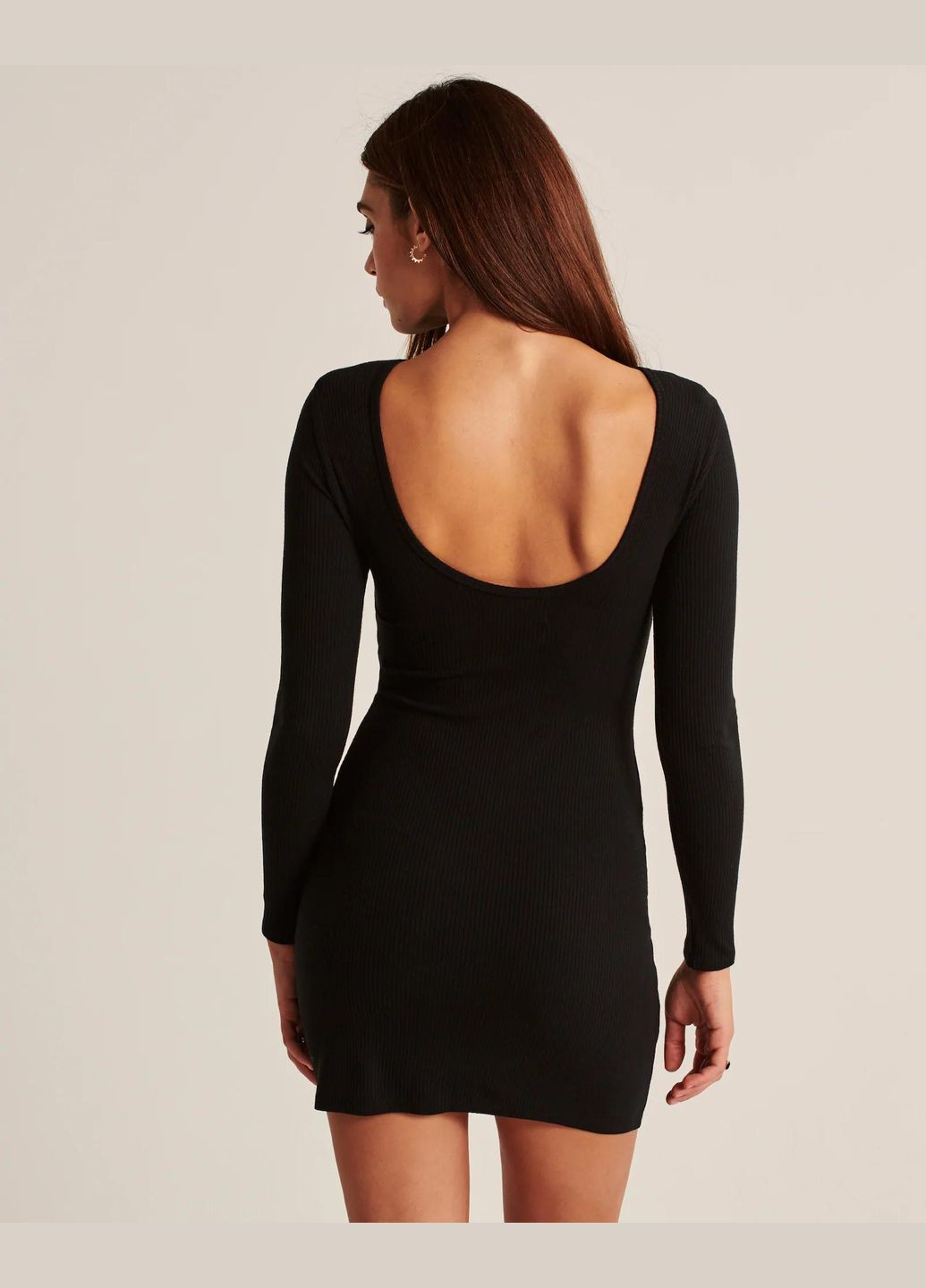 Чорна сукня жіноча - сукня af8190w Abercrombie & Fitch