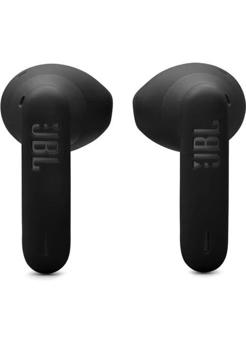 Навушники Wave Flex 2,, Bluetooth, мікрофон, ємність акумулятора навушника 45 мА·ч, чохол з функцією зарядки (WFLEX2BLK) JBL (395968803)