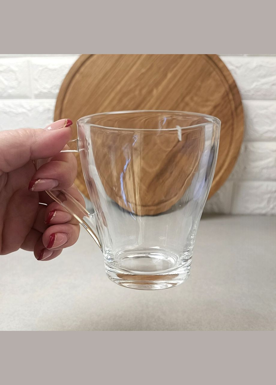 Набір скляних кружок для капучино Mahak 280 мл 6 шт (N3076) Luminarc (303209447)