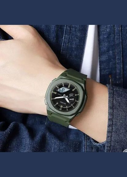 Часы наручные мужские SKMEI 2091AGWT, армейские часы противоударные, военные тактические часы No Brand (359474613)