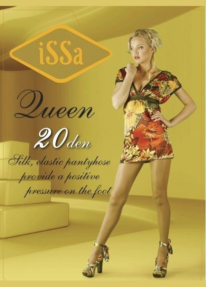 Колготки ISSA PLUS Queen20denRedShov (296724506)