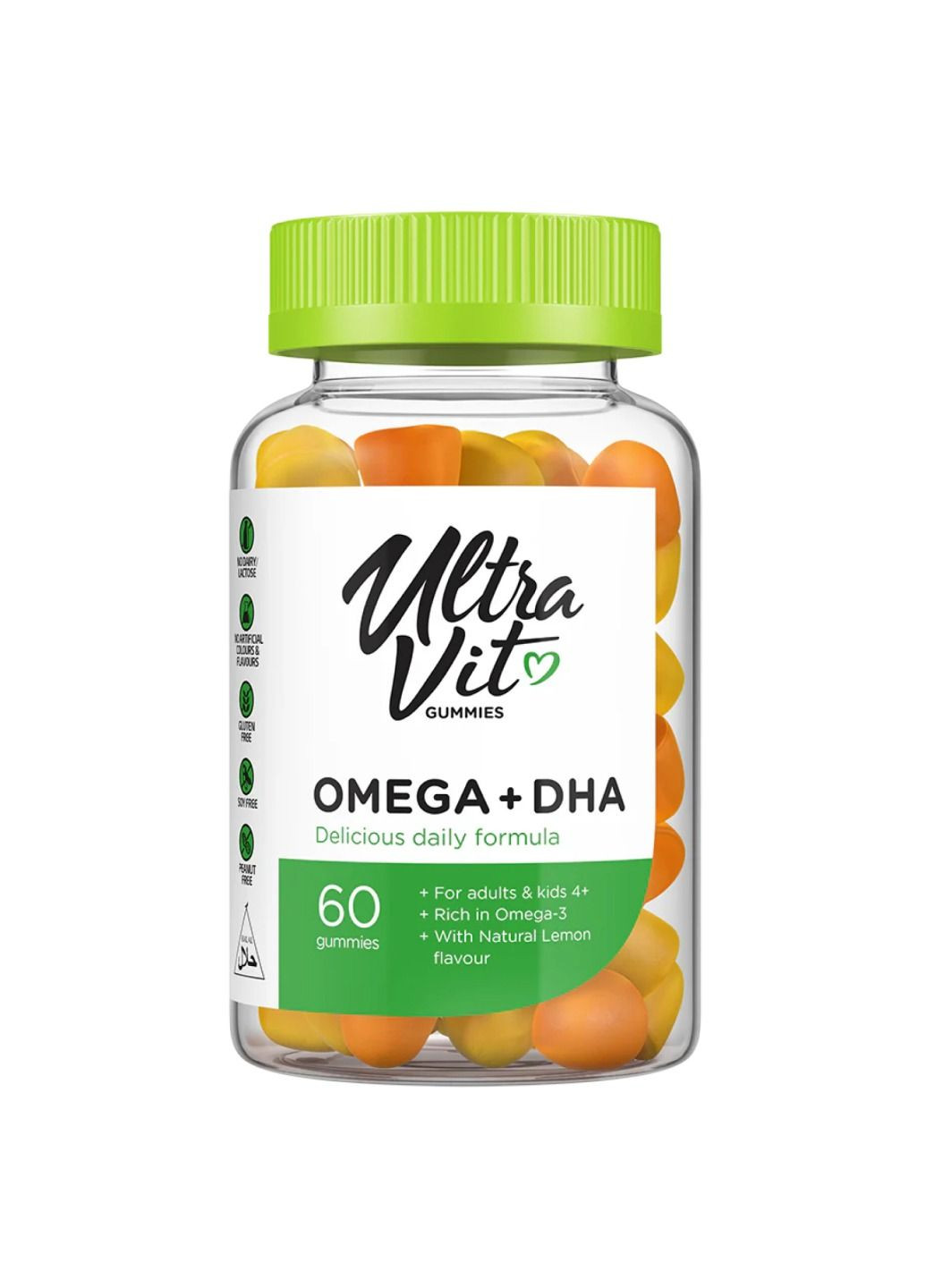 Комплекс вітамінів для дітей Omega 3 + DHA 60 gummies VPLab Nutrition (366031500)