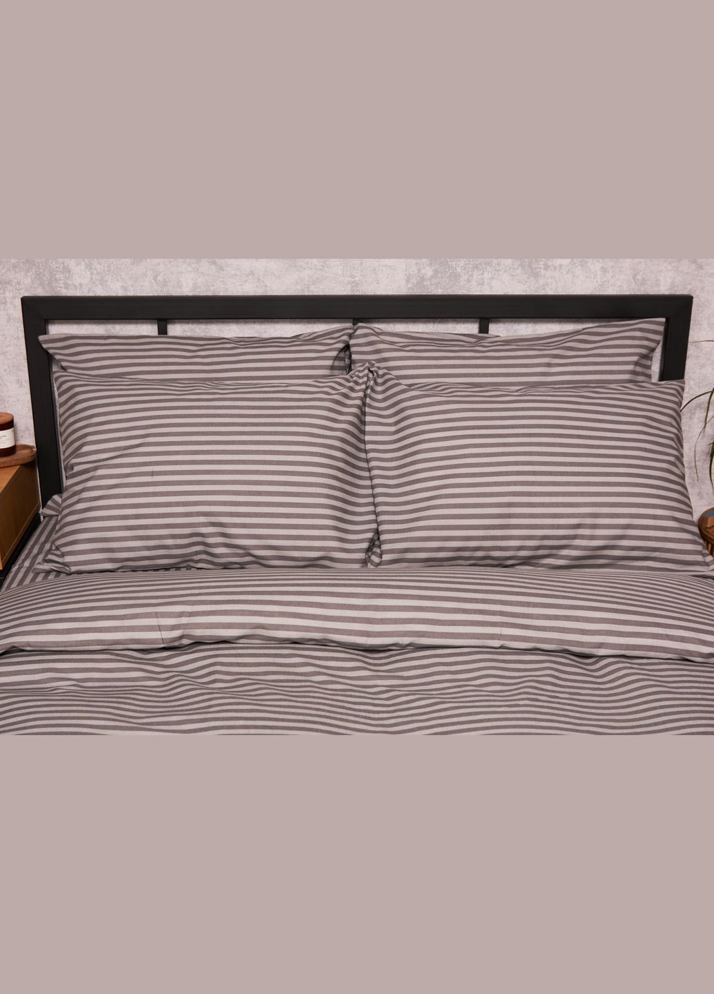 Комплект постельного белья Бязь Gold Люкс King Size 220x240 наволочки 2х70х70 (MS-820003432) Moon&Star Ice Grey (288043290)