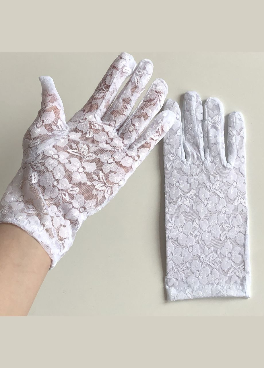 Мереживні рукавички ажурні гіпюрові No Brand (323660646)