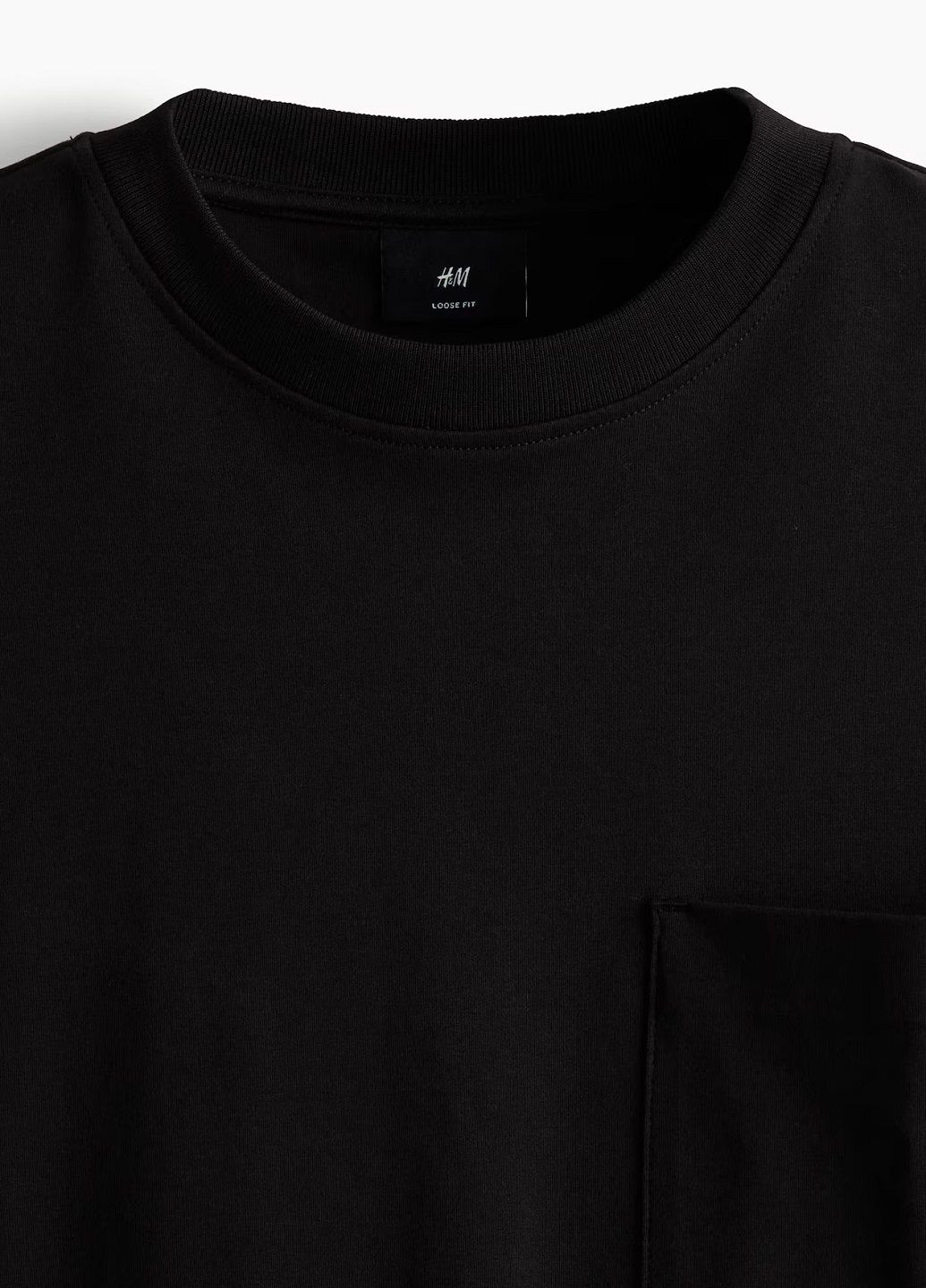 Черный демисезонный кэжуал лонгслив H&M