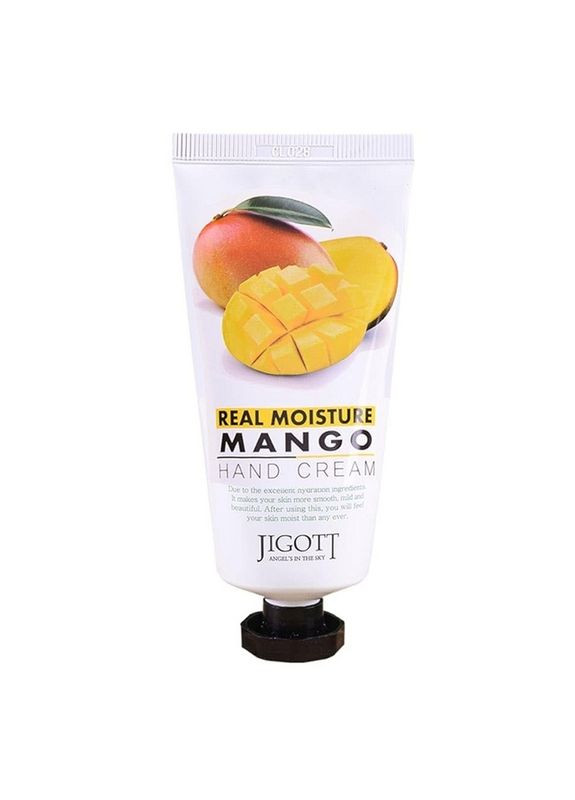 Jigott Зволожуючий крем для рук із екстрактом манго Real Moisture Mango Hand Cream, 100 мл — Крем, Південна Корея (368893946)