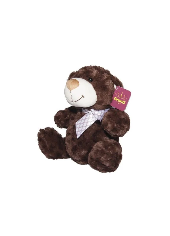 Мягк. игр. - МЕДВЕДЬ (коричневый, с бантом, 33 cm) Grand (377846600)
