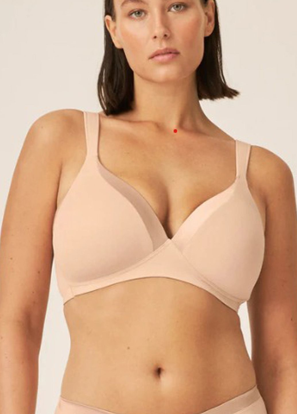 Бежевий бюстгальтер Naturana