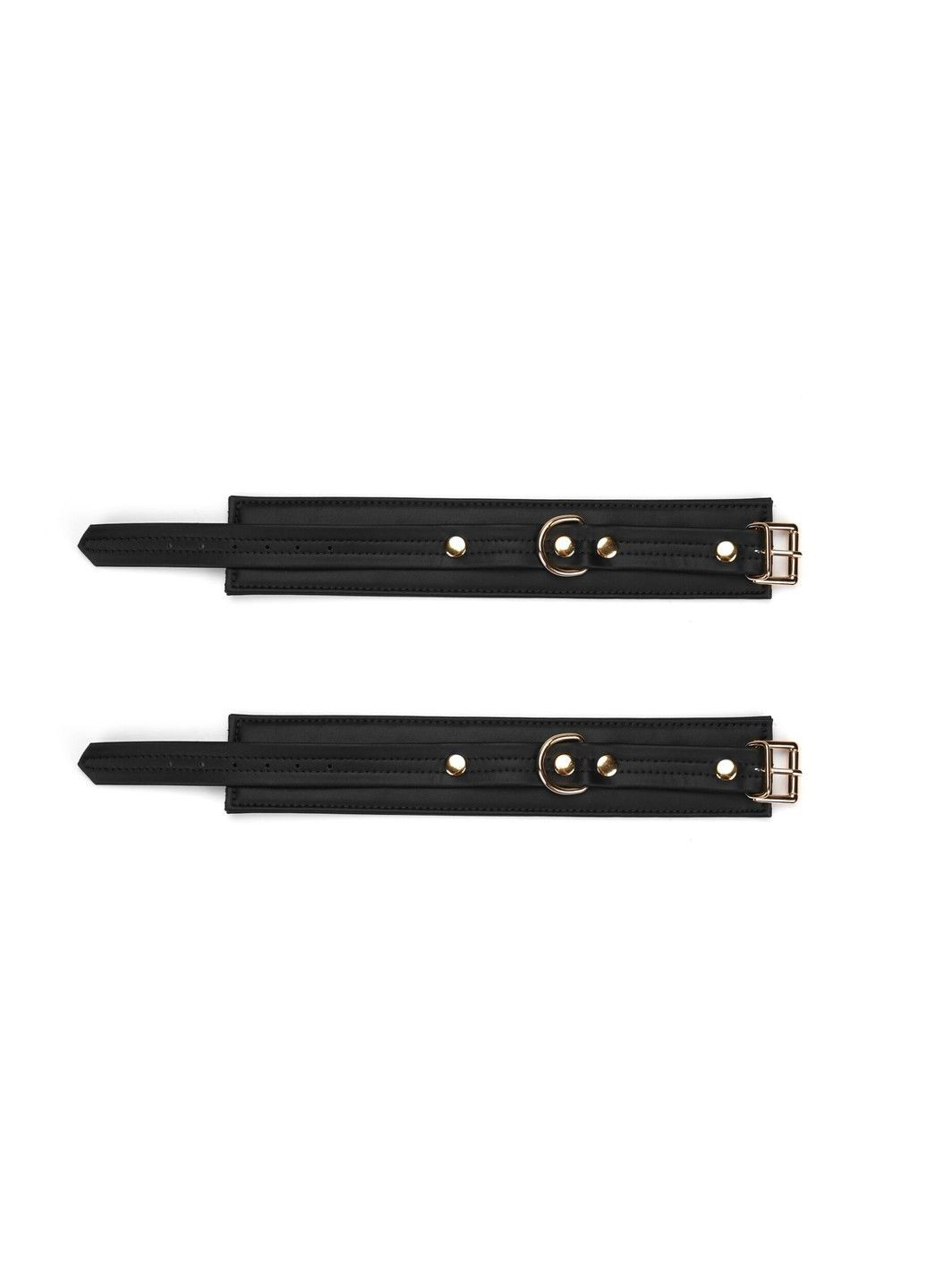 Поножи Black Organosilicon Anklecuffs, экокожа Liebe Seele (322740173)