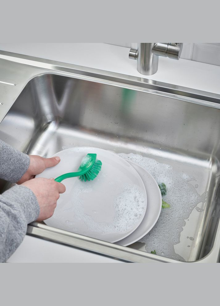 Щітка для миття посуду яскравозелений IKEA (272150554)