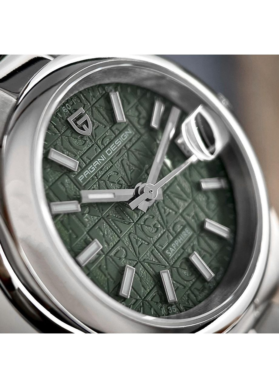Чоловічий годинник Pagani Design 1794M Silver-Green PD (356173313)