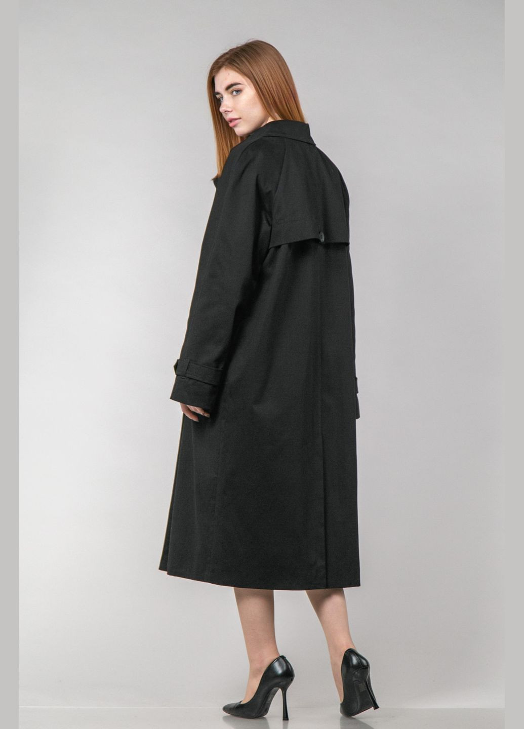 Тренч з котону CHICLY на гудзиках демісезон (293942778)