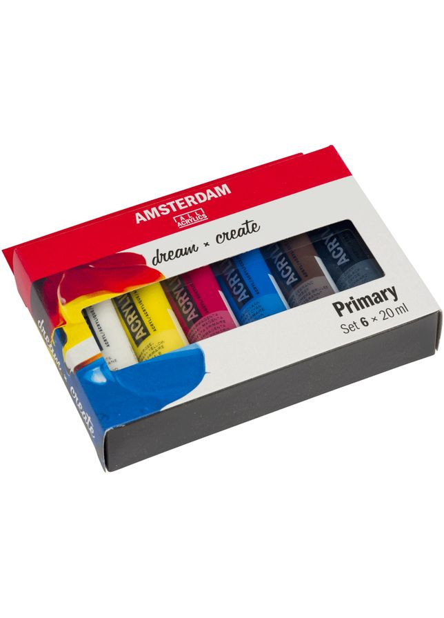Набор акриловых красок PRIMARY 6х20мл Royal Talens Amsterdam (362578306)