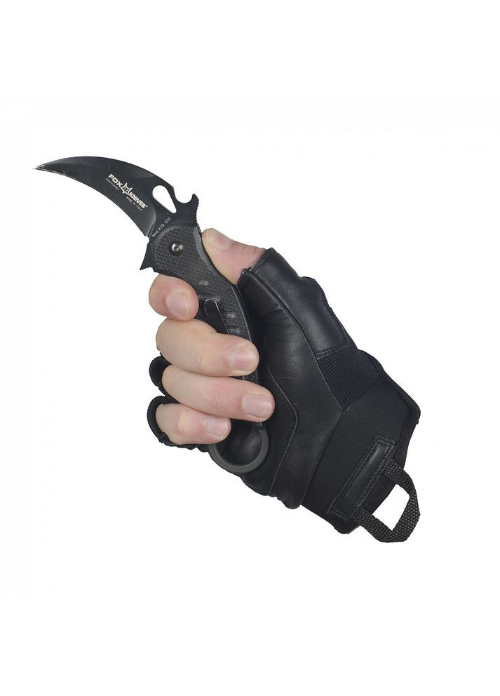 Перчатки беспалые Assault Tactical Mk.4 Black M-TAC (315339356)