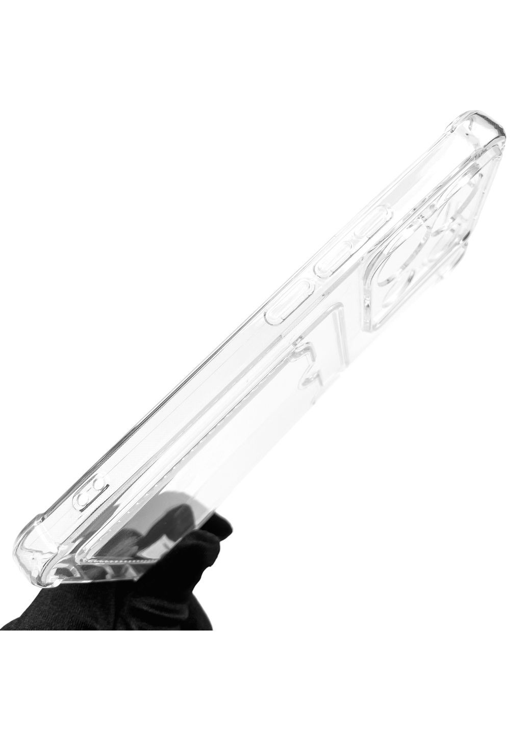 Чохол для POCO X6 з бронь кутами з кишенею для k-pop на сяомі поко х6 прозорий Xiaomi (366021507)