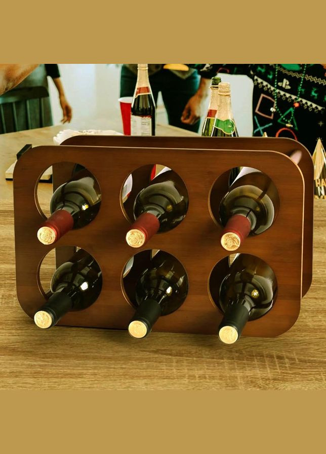 Настільна винна полиця Рафорд латте (ВПС-008816) No Brand (327867183)