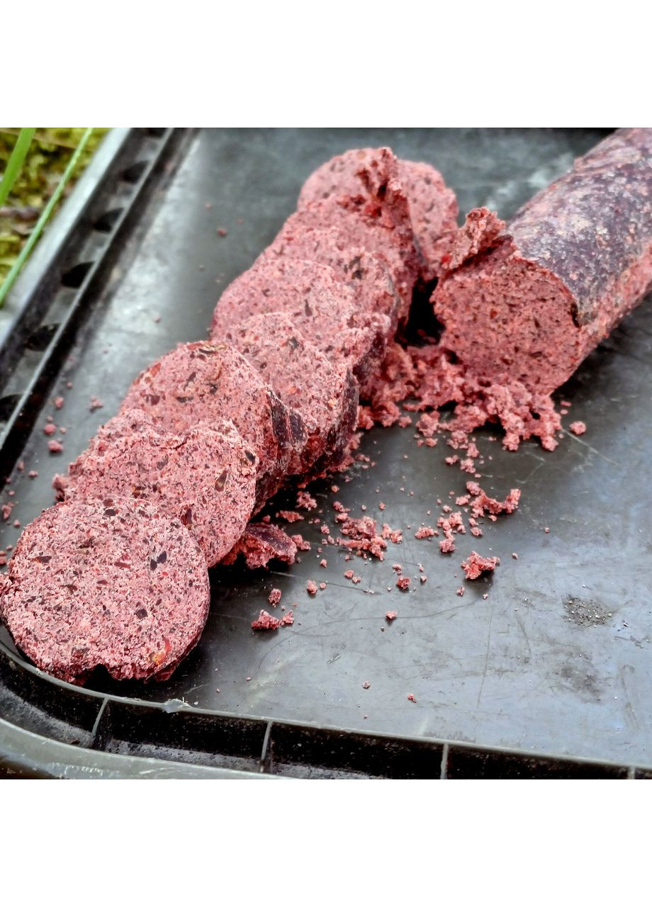 Прикормка на коропа JamboMambo KRILL Red Premium 24 mm у вигляді варених ковбасок 800 грам No Brand (350613718)