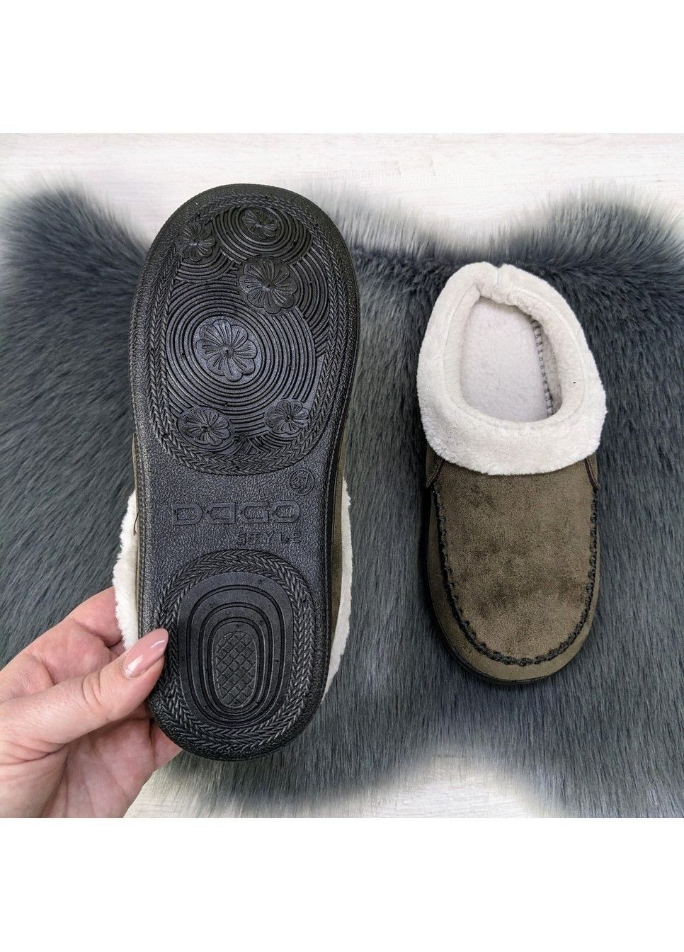 Тапочки жіночі домашні теплі без задника Dago (299146618)