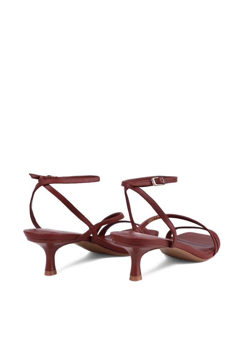 Коричневые босоножки женские lqx009-3 коричневый кожа MIRATON