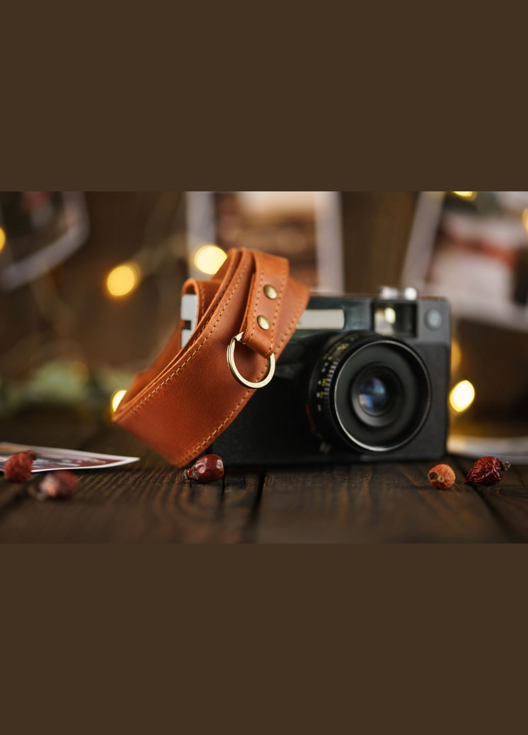 Кожаный ремень для фотокамеры с персонализацией No Brand (304418952)