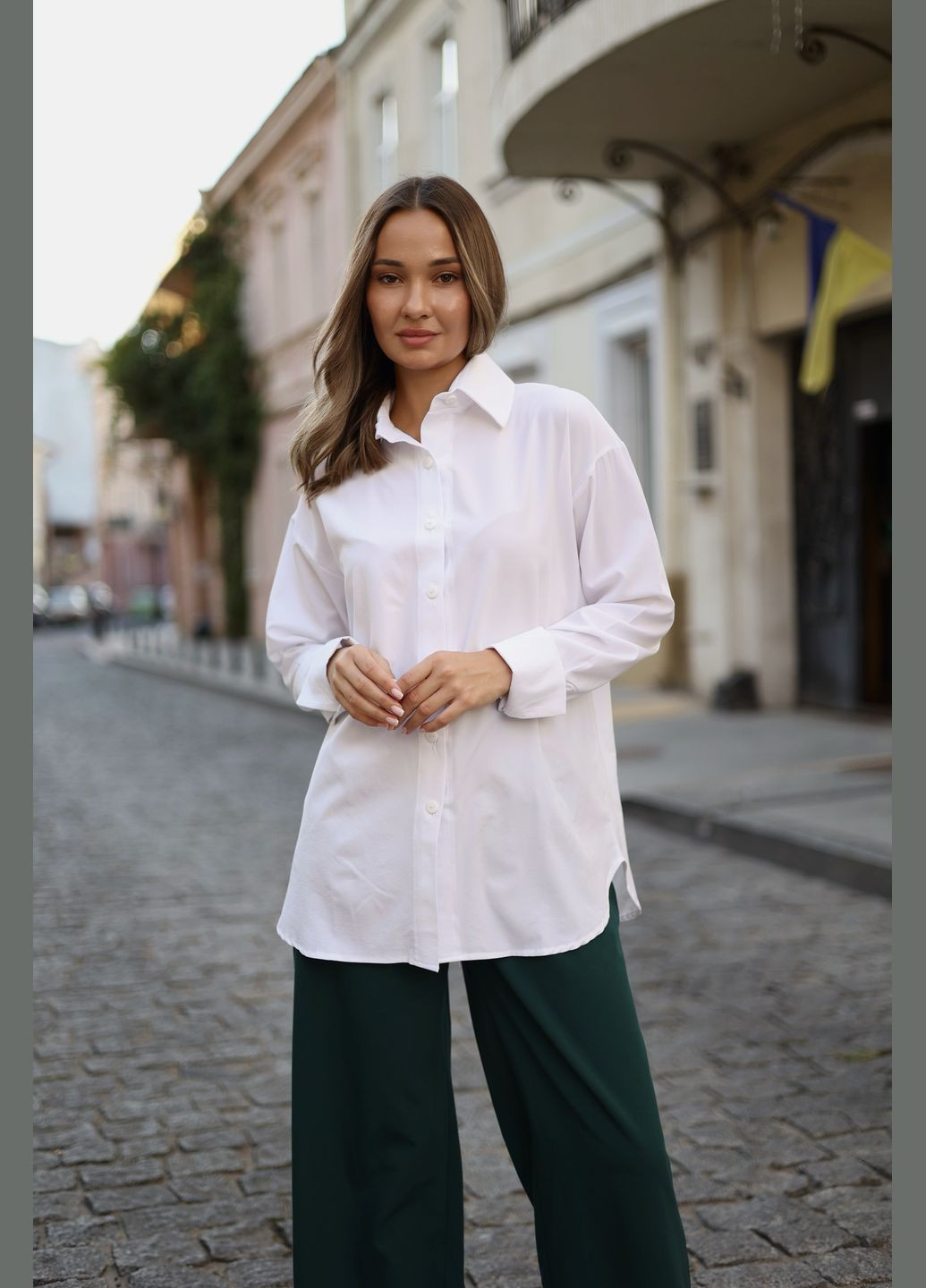 Базова жіноча сорочка оверсайз Vakko (346477099)