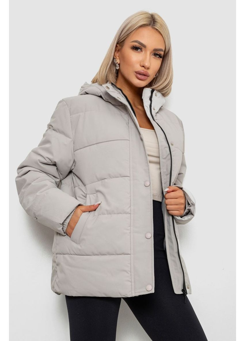 Оливкова демісезонна куртка жіноча демісезонна, колір світло, 207r004 Ager