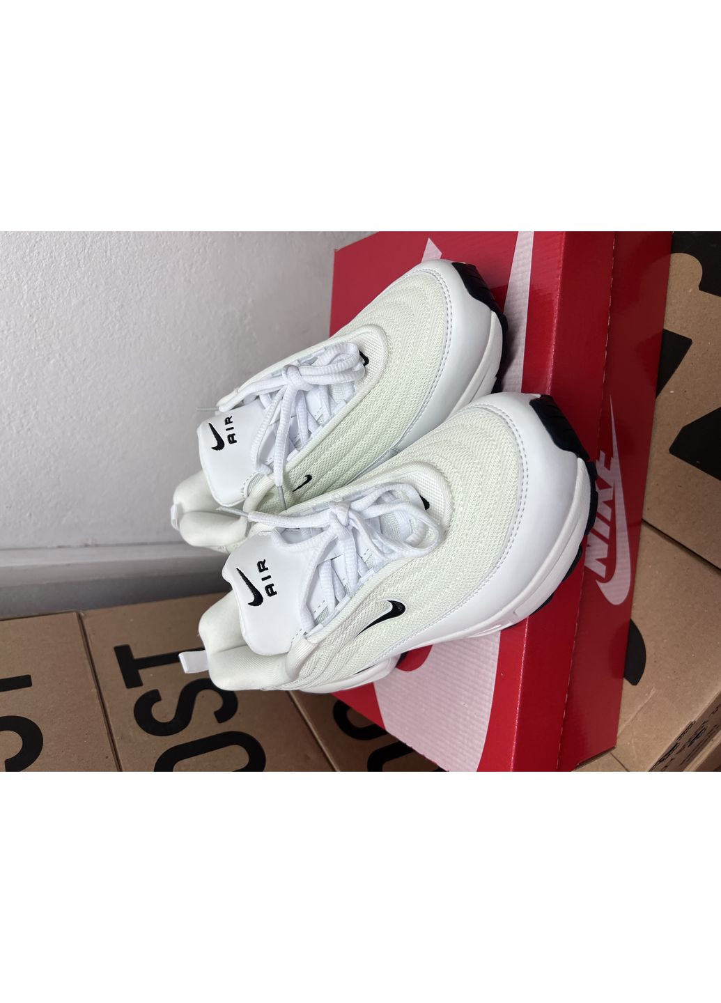 КРОСІВКИ ЖІНОЧІ NIKE AIR MAX PORTAL WHITE BLACK НАЙК АІР МАКС ТН ПЛЮС No Brand чорні демісезони (367168188)