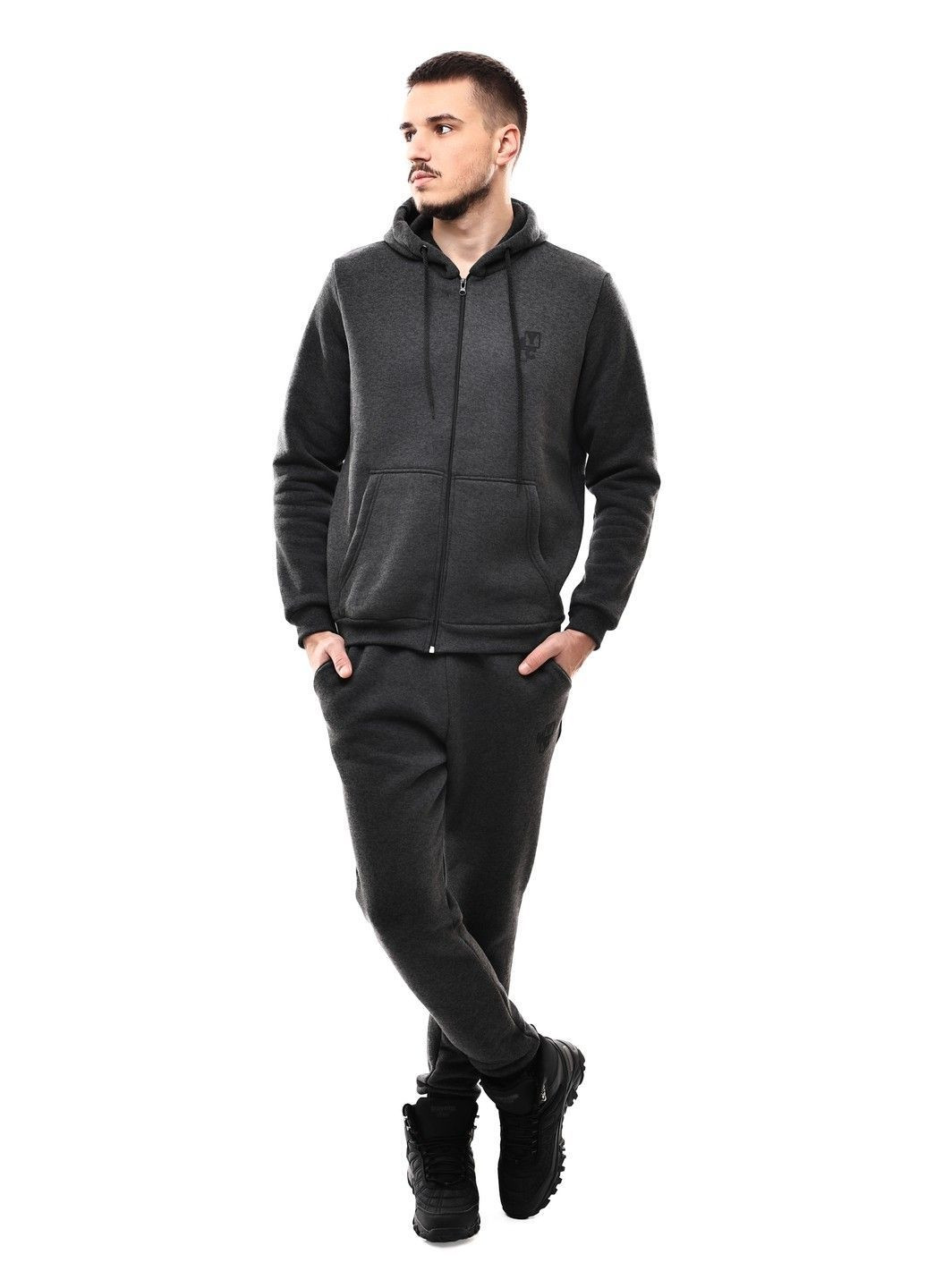 Темно-сірий зимній костюм спортивний чоловічий Originale Italiano