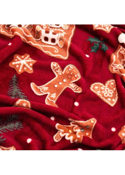 Плед Christmas Flannel Імбирні будиночки ART0121PB 160х200 см Ardesto (371711912)