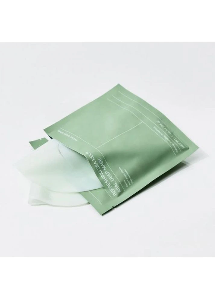 Заспокійлива маска з водоростями Refreshing Sea Kelp Real Deep Mask 34 г Biodance (369785232)