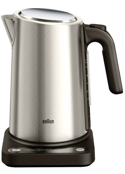 Електрочайник WK 5205 BK 1.7 л сріблястий Braun (364109384)
