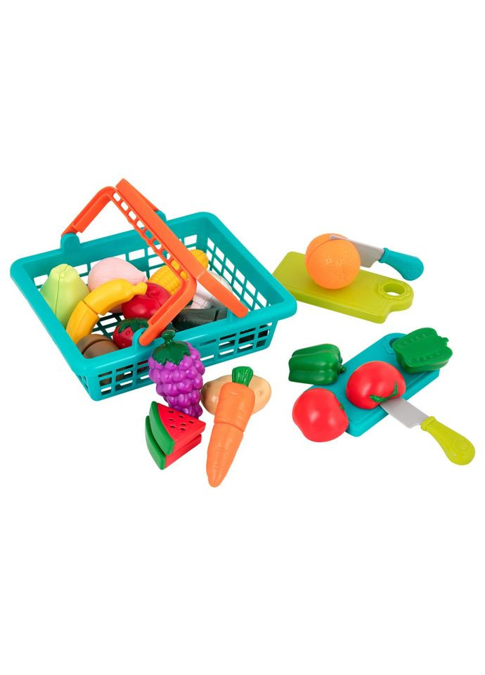 Игровой набор "Овощи-Фрукты на липучках" Battat Lite BT4743Z, 37 предметов No Brand (330776527)